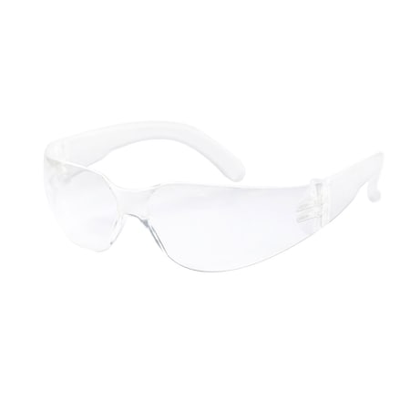 Safe Handler Safe Handler Clear Lens Clear Temple Safety Glasses BIS-SG-02-12